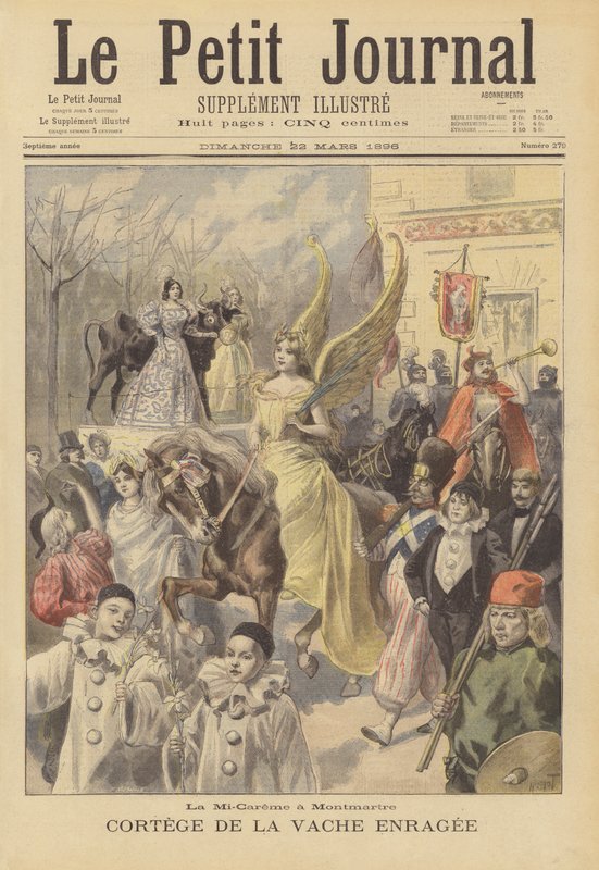 Mittfasten-Donnerstag in Montmartre von French School