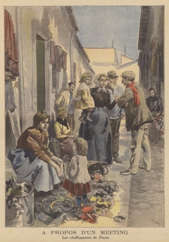 Die Lumpensammler von Paris von French School