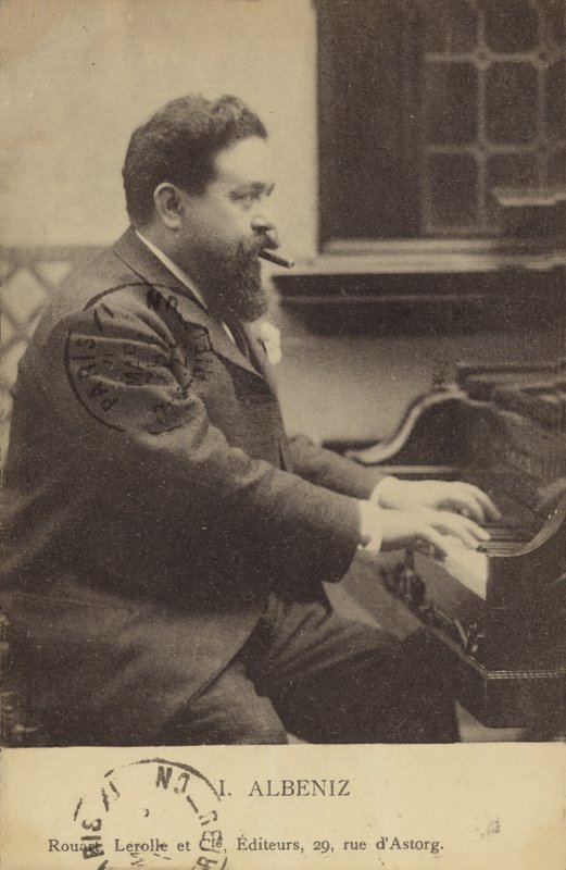 Isaac Albéniz, spanischer Pianist und Komponist (1860-1909) von French Photographer