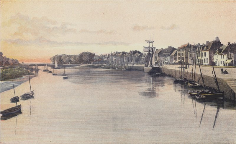 Le Pouliguen, Gesamtansicht des Hafens von French Photographer