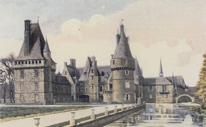 Maintenon, Schloss, Gesamtansicht von French Photographer
