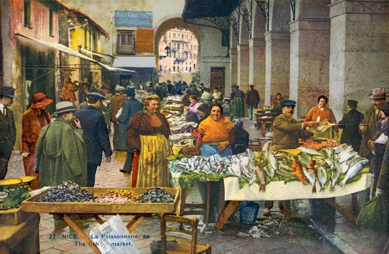 Nizza, Fischmarkt von French Photographer