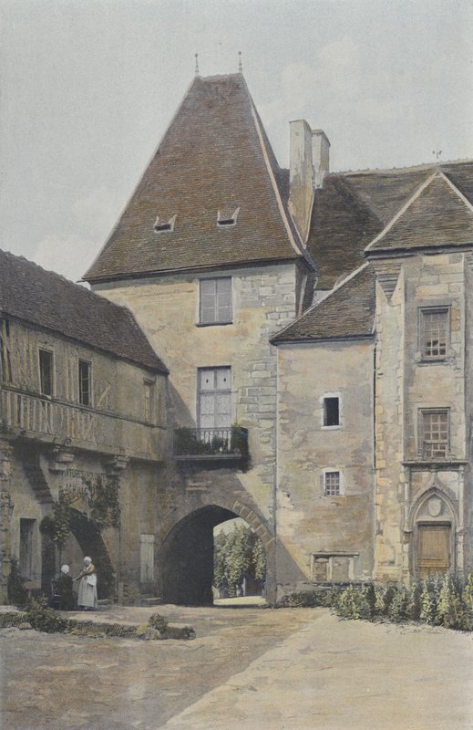 Prémery, Ehemaliges Schloss, Hofseite von French Photographer