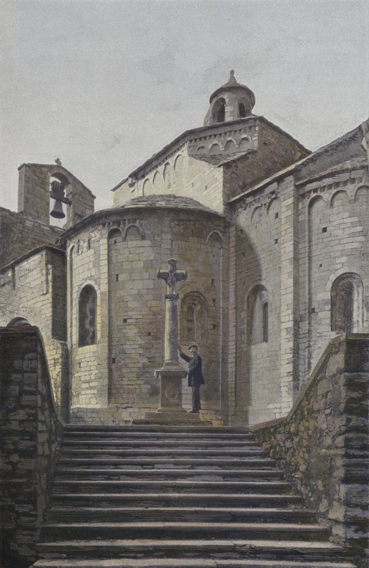 Saint-Martin-de-Londres, Kirche, Ensemble Südost von French Photographer