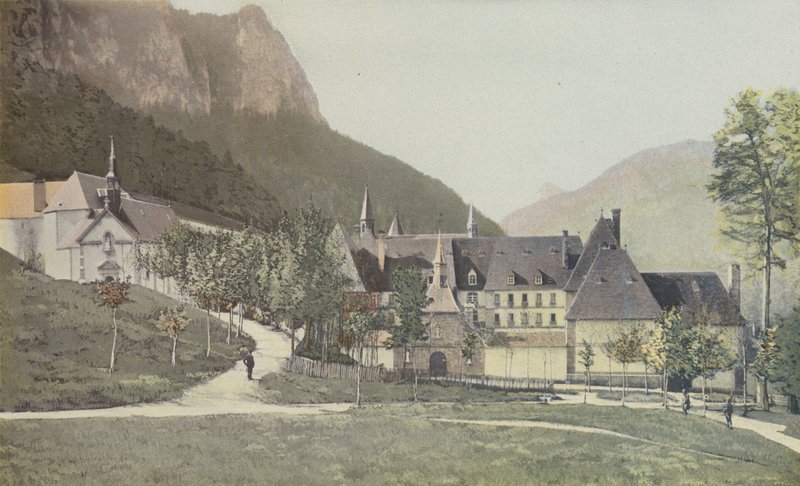 Saint-Pierre-de-Chartreuse, Kloster der Grande-Chartreuse, Eingang von French Photographer