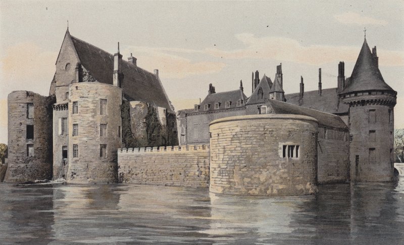 Sully-sur-Loire, Schloss, Gesamtansicht Süd von French Photographer