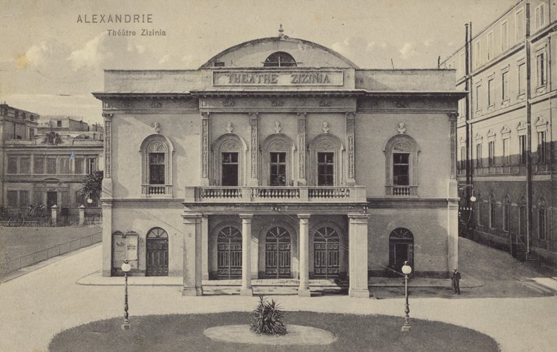Zizinia-Theater, Alexandria, Ägypten von French Photographer