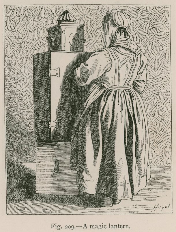 Eine Zauberlaterne von French School