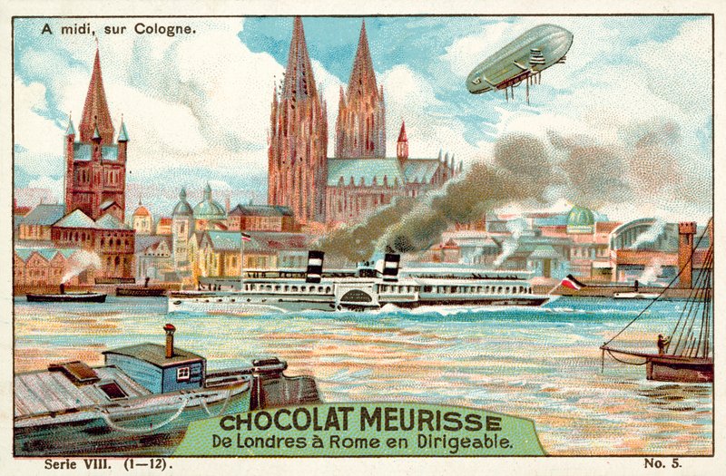 Über Köln am Mittag von French School