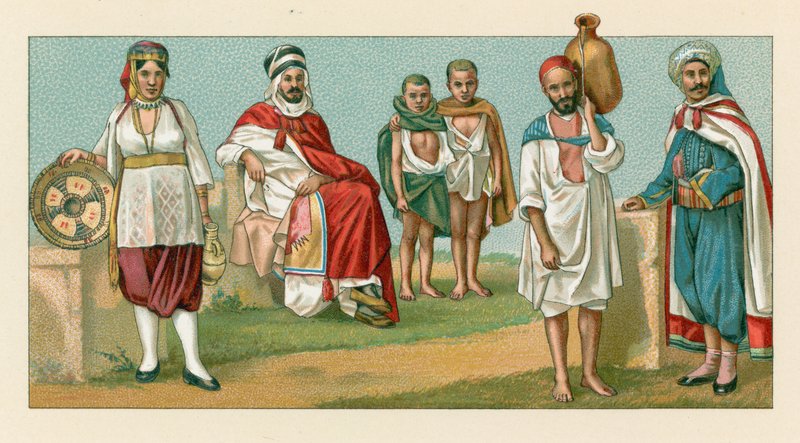 Afrika-Kostüm von French School