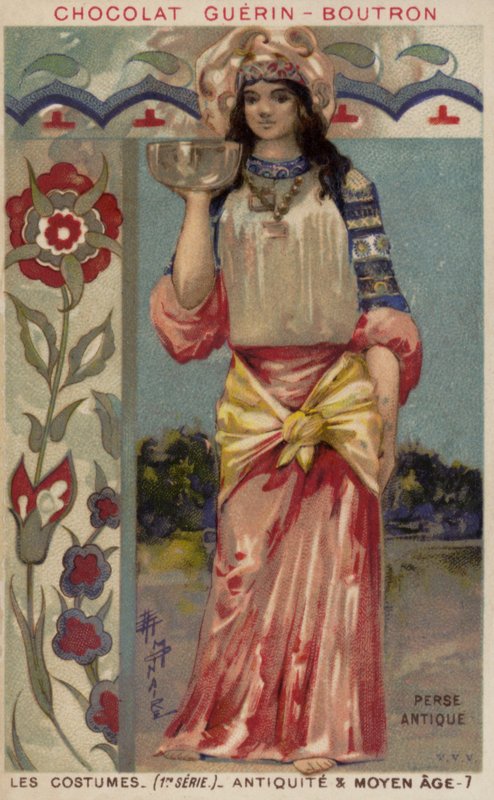 Antiker persischer Kostüm von French School