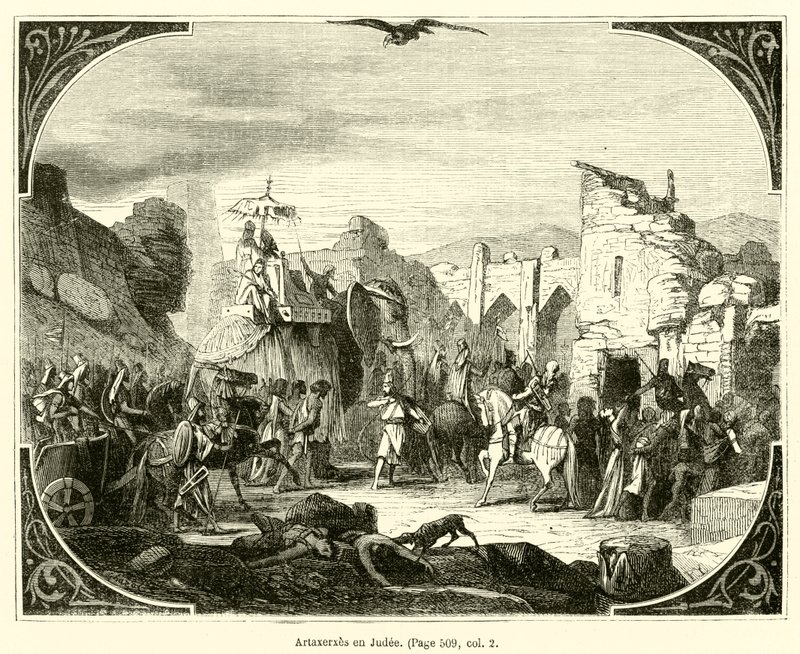Artaxerxes in Judäa von French School