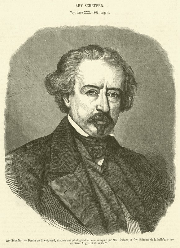 Ary Scheffer (Gravur) von French School