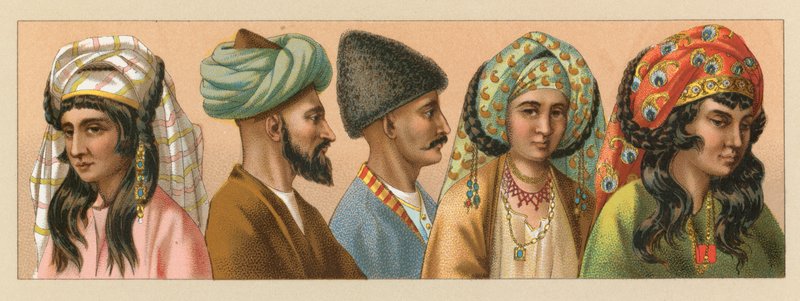 Asiatische Tracht von French School