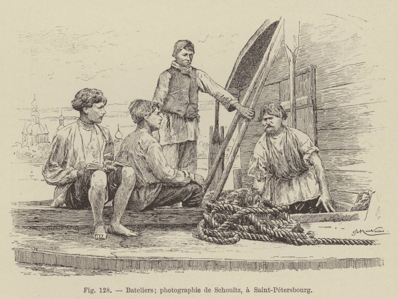 Bootsmänner (Stich) von French School