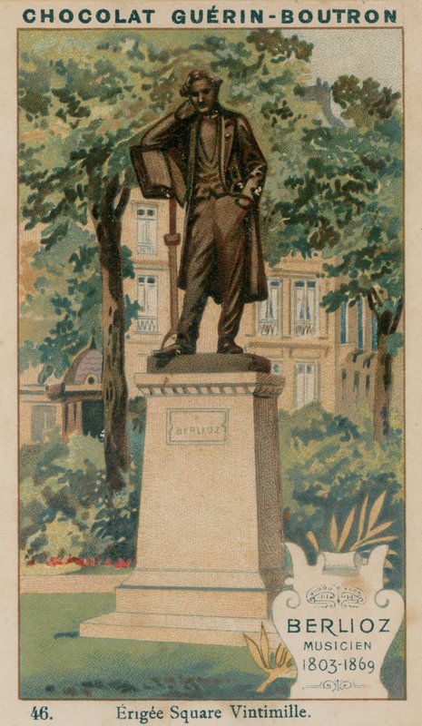 Berlioz, Musiker, 1803-1869, errichtet im Square Vintimille von French School
