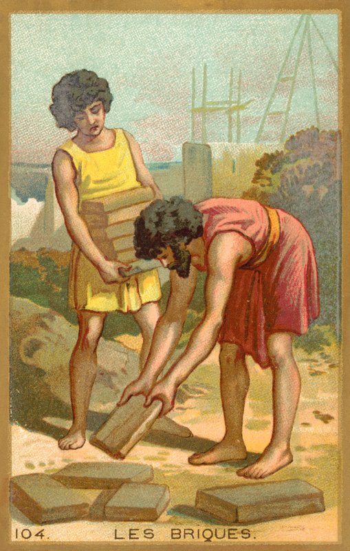 Ziegel (Chromolitho) von French School