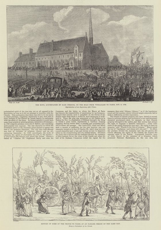 Hundertjahrfeier der Französischen Revolution (Gravur) von French School