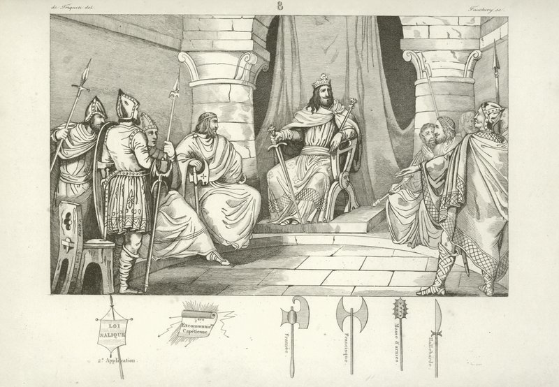 Charibert I., Frankenkönig von Paris von French School