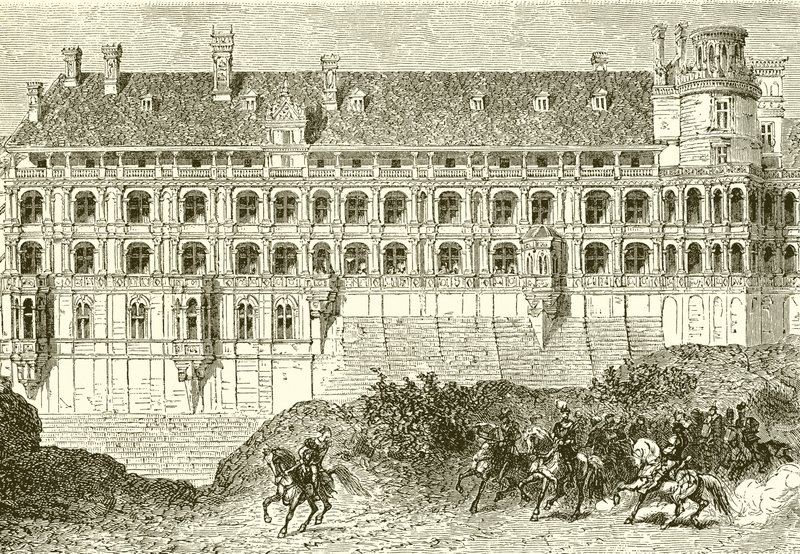 Schloss von Blois von French School