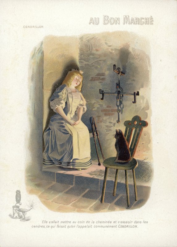 Aschenputtel, schlafend von French School