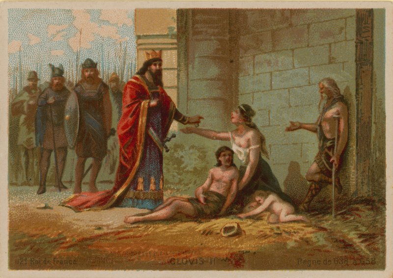 Chlodwig II., König von Frankreich (637-657/658) von French School