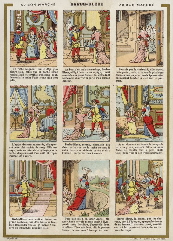 Comicstrip - Blaubart von French School