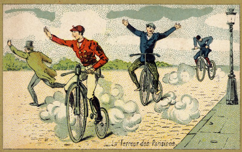 Radfahren, La Terreur des Parisiens von French School