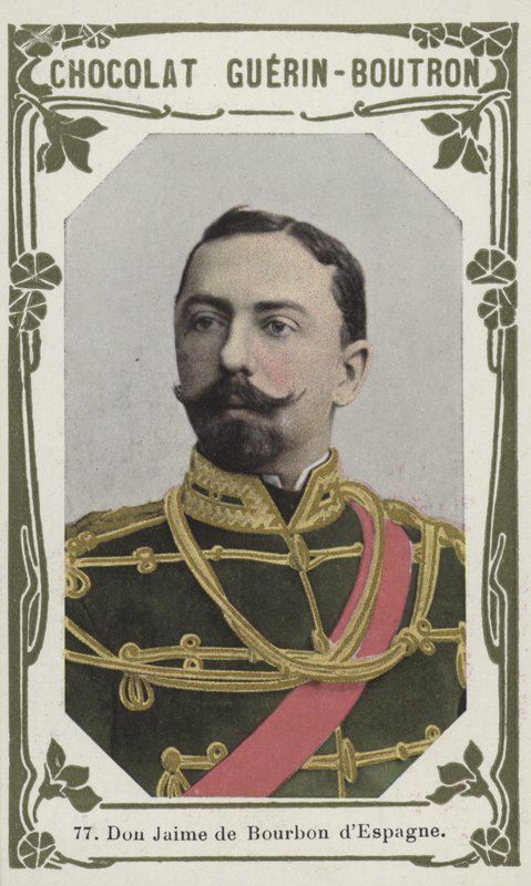 Don Jaime de Bourbon aus Spanien von French School