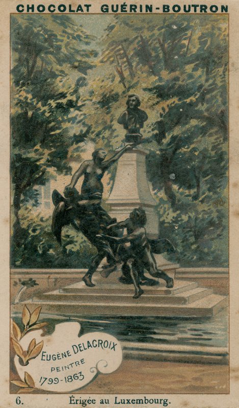 Eugene Delacroix, Maler, 1799-1863, errichtet im Luxembourg von French School