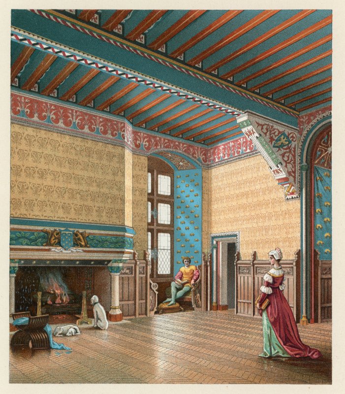 Kostüm des europäischen Mittelalters von French School