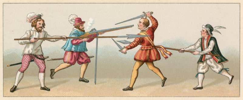 Europa, Kostüme des 16. Jahrhunderts von French School