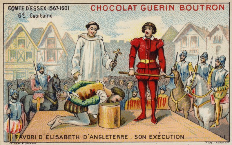 Hinrichtung des Earl of Essex (Chromolithografie) von French School