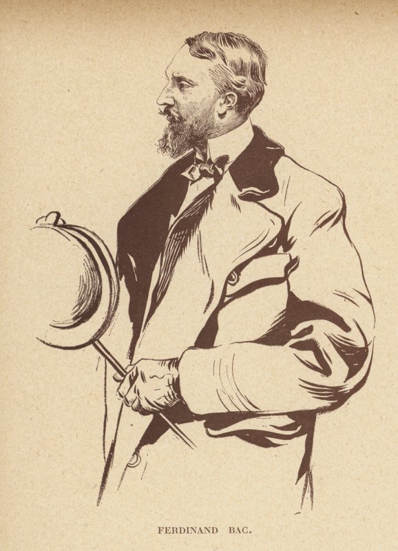Ferdinand Bac, französischer Karikaturist von French School
