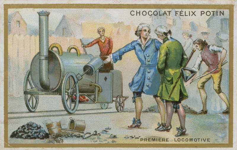 Erste Lokomotive von French School