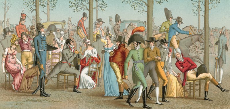 Französische Tracht von French School
