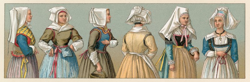 Französische Tracht von French School