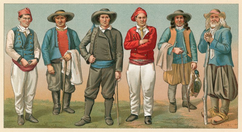 Französisches Kostüm von French School