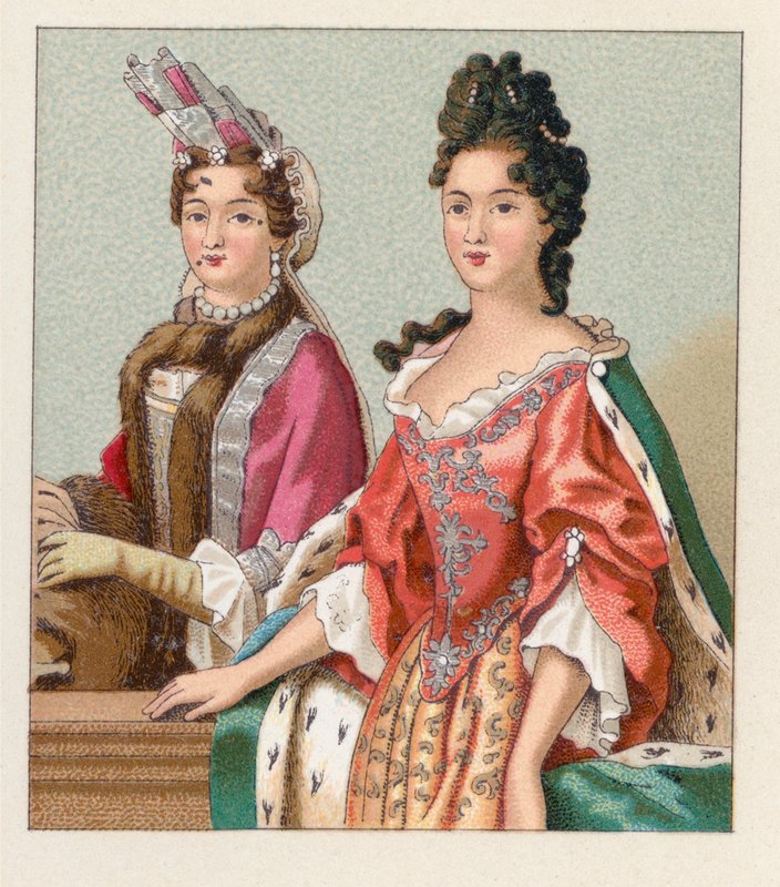 Frankreich XVII. Jahrhundert Kostüm von French School