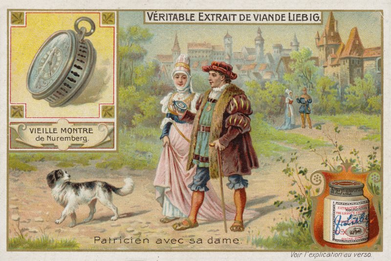 Französischer Fleischextrakt (Bouillon), Liebespaar von French School