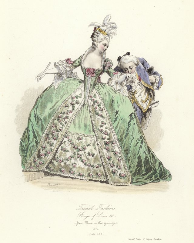 Französische Mode, Regierungszeit von Ludwig XVI. von French School