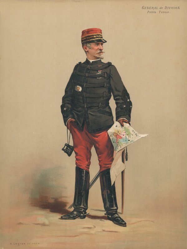 Divisionsgeneral, kleine Uniform von French School