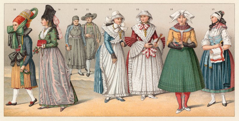Deutsches Kostüm von French School