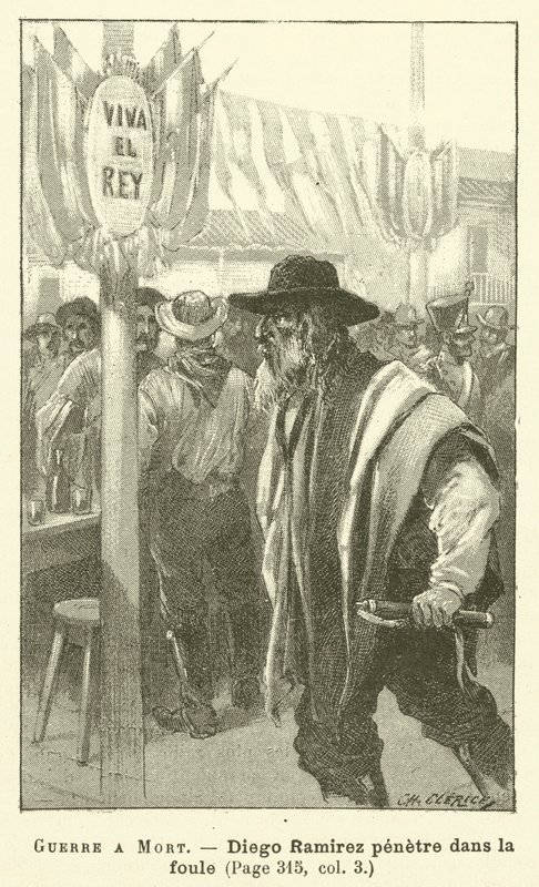 Krieg auf Leben und Tod (Stich) von French School