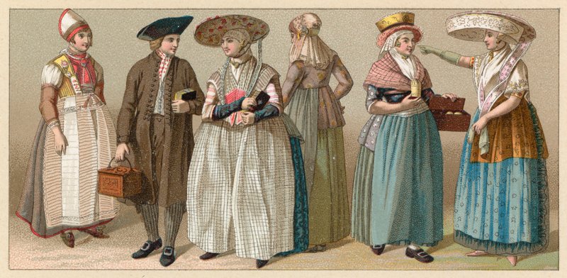Holländische Tracht von French School