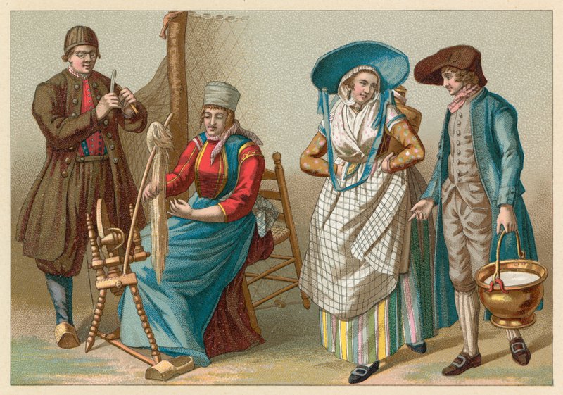 Holländische Tracht von French School