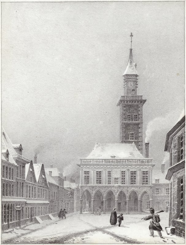 Hotel de Ville in Bapaume von French School