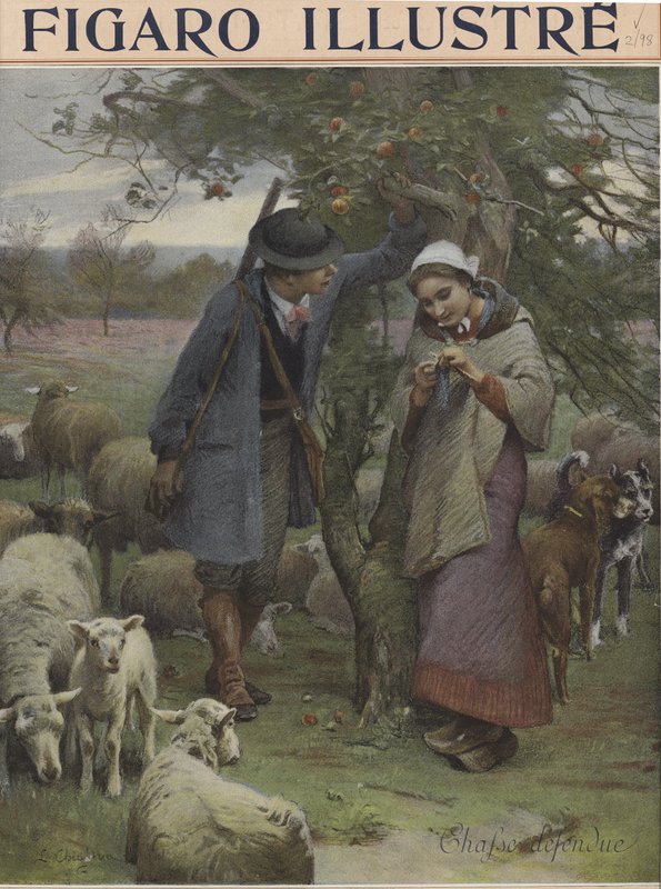 Verteidigung der Jagd von French School
