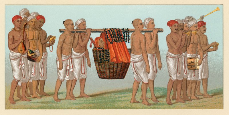 Indische Tracht von French School