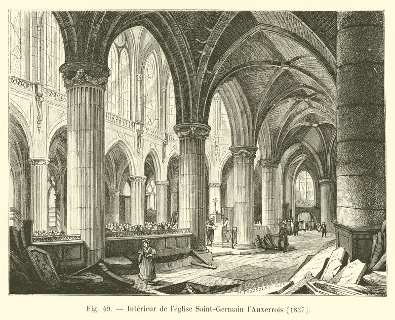 Innenraum der Kirche Saint-Germain l